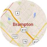 Map Brampton