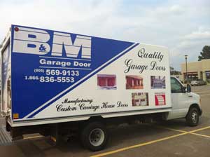 B & M Garage Door Inc Truck
