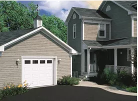 House With a Garage Door