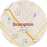 Map Brampton